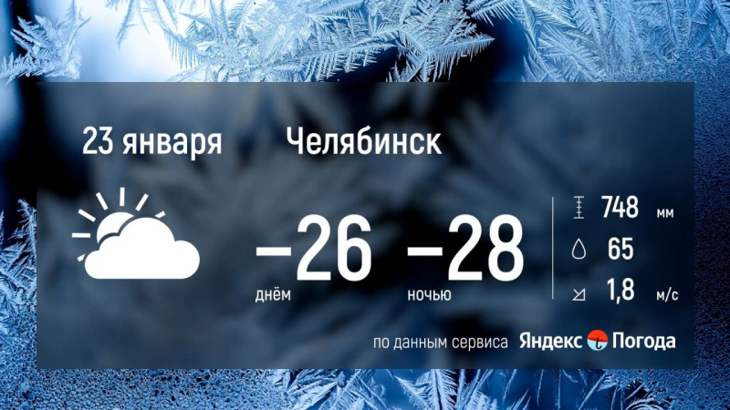 Погода в Челябинской области 22 января готовит экстремальные морозы