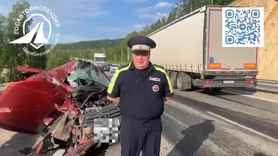 Маленький пассажир «Лады» пострадал в ДТП с грузовиком в Челябинской области