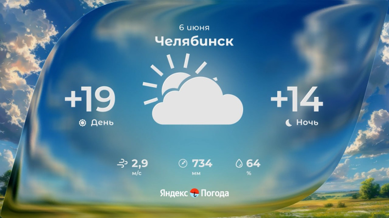 Погода в Челябинской области 6 июня: дожди и грозы в субботу