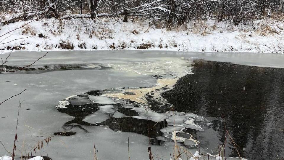 На водоемах Таганая начался ледостав