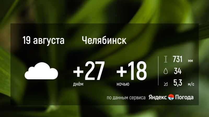 Синоптики прогнозируют жару и грозы в Челябинске