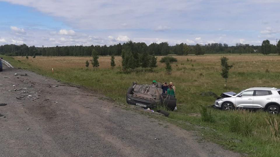 Две пассажирки «Киа» пострадали в ДТП с кроссовером