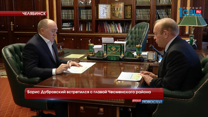 Борис Дубровский встретился с главой Чесменского района