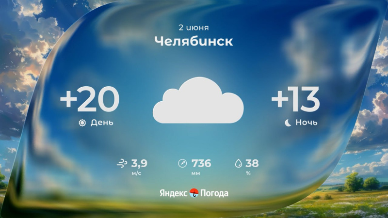 Погода в Челябинской области 2 июня: дожди и грозы