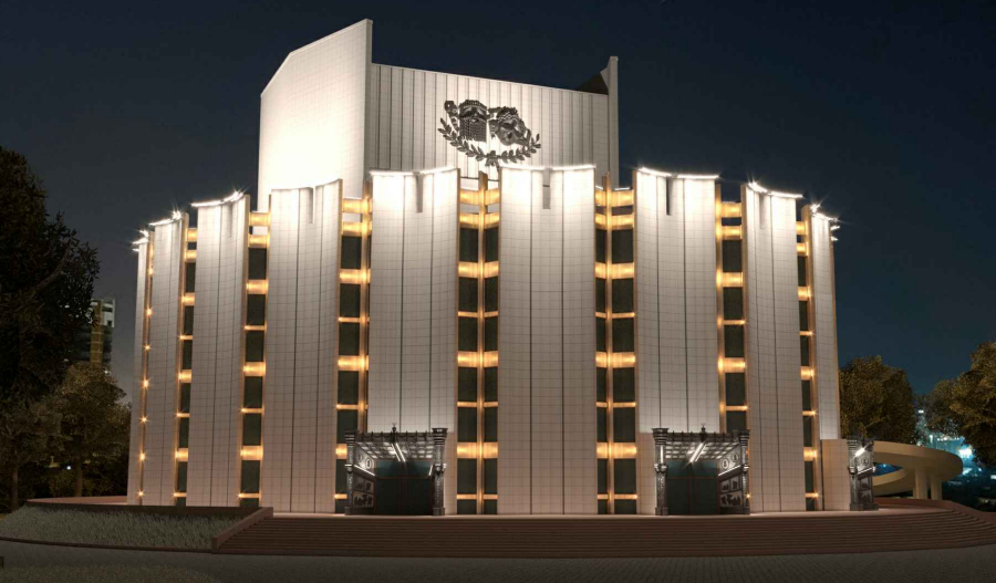 В Челябинске выбрали подрядчика для подсветки драмтеатра