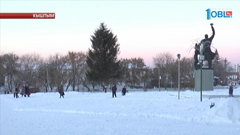 Первое новогоднее дерево появилось в Кыштыме