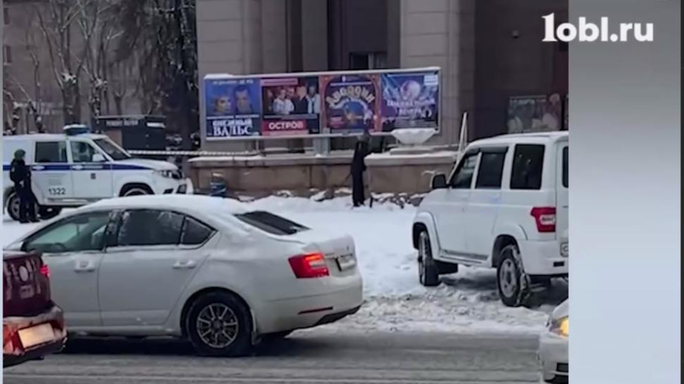 В Челябинске ДК ЖД оцепили на время учений