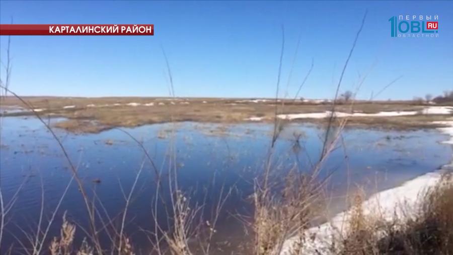 Ледяной затор стал причиной выхода реки из берегов