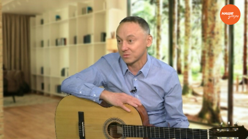 Артист театра и кино, клоун Андрей Жигалов в гостях у программы «Наше утро»