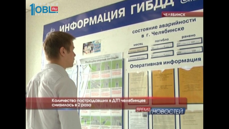 Количество пострадавших в ДТП челябинцев снизилось в 2 раза