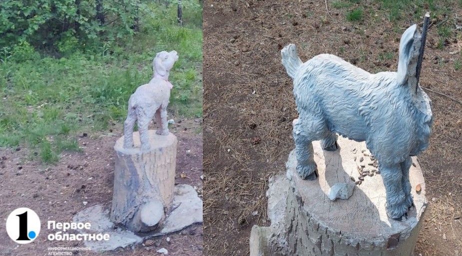 На «Тропе сказок» в городском бору Челябинска разрушили скульптуру