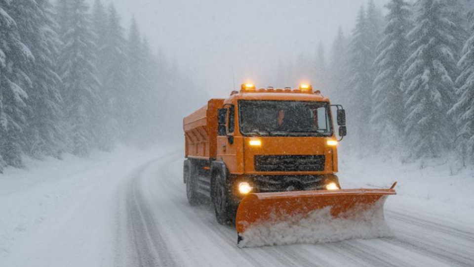 На дороги Челябинской области вышли 180 машин для уборки снега