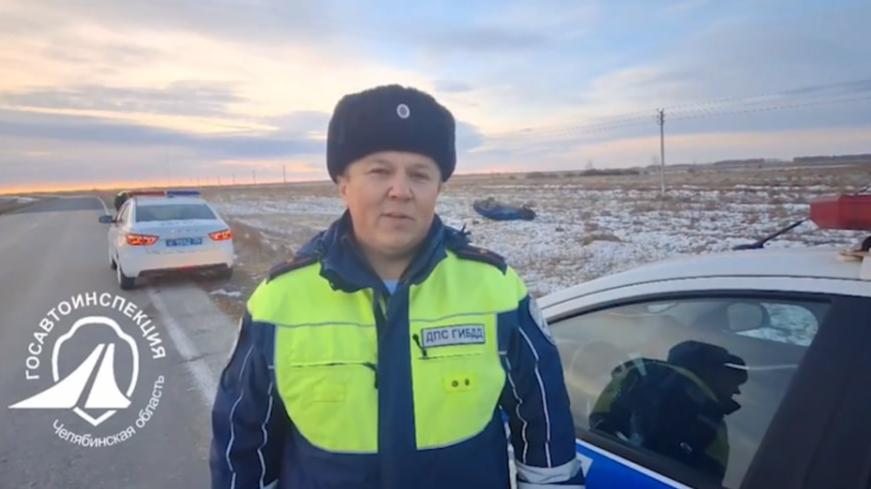 В Челябинской области водитель Mazda вылетел в кювет и погиб