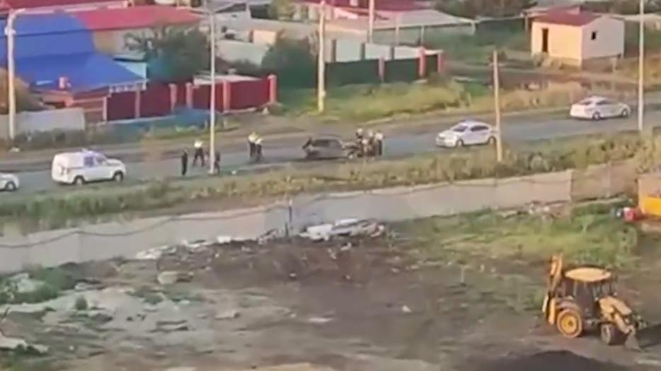 В Челябинске несовершеннолетний водитель врезался в столб, уходя от погони ДПС