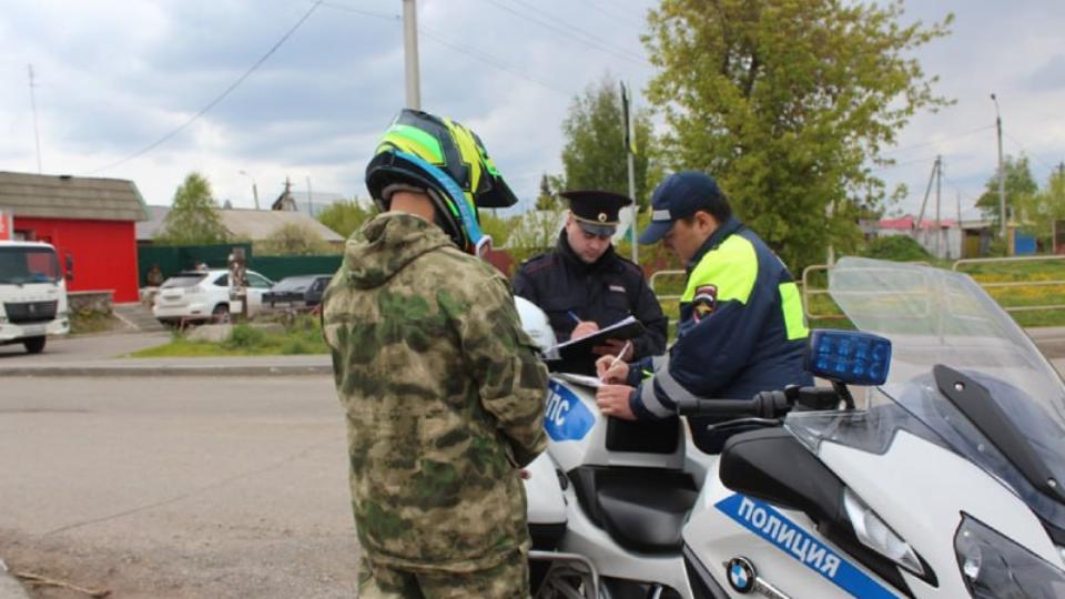 В Челябинской области полицейские остановили 70 мотоциклистов-нарушителей за сутки