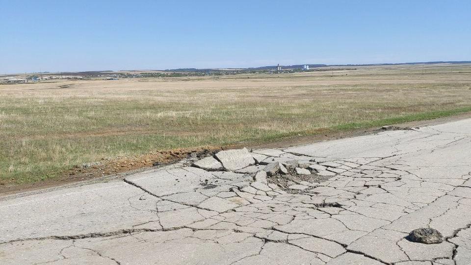 Дорогу в Агаповском районе испортили большегрузы