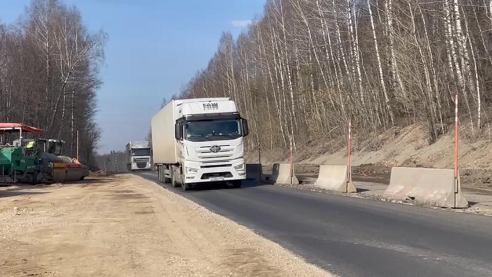 В Челябинской области временно открыли движение на ремонтируемом участке трассы М‑5