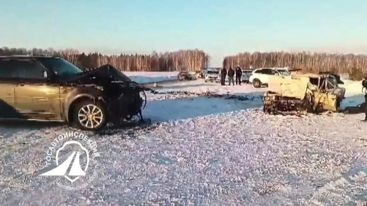 Под Челябинском водитель ВАЗа погиб в ДТП с Land Rover