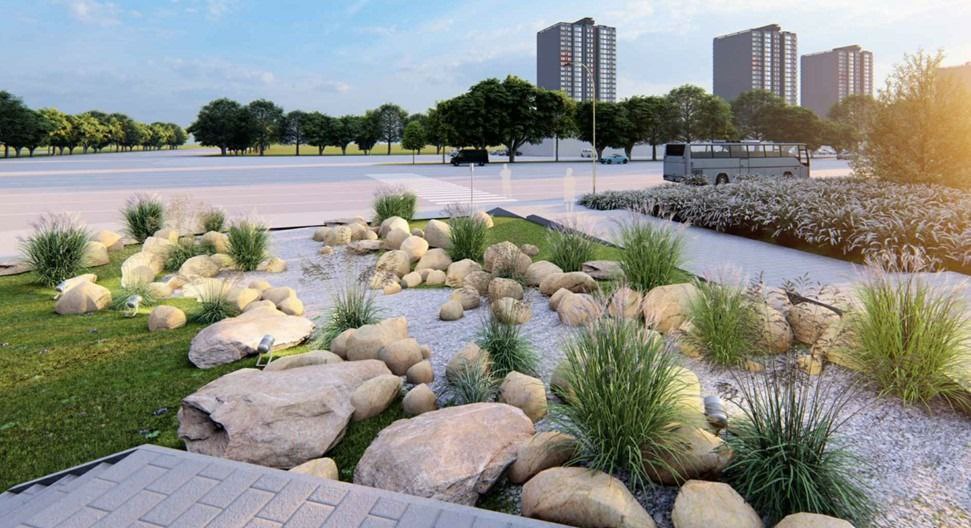 В Челябинске ищут подрядчика для благоустройства сквера у ТРК «Родник»