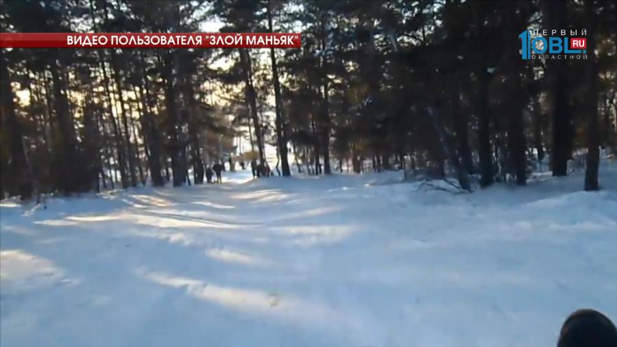 В районе поселка АМЗ появилась горка длиной в 200 метров