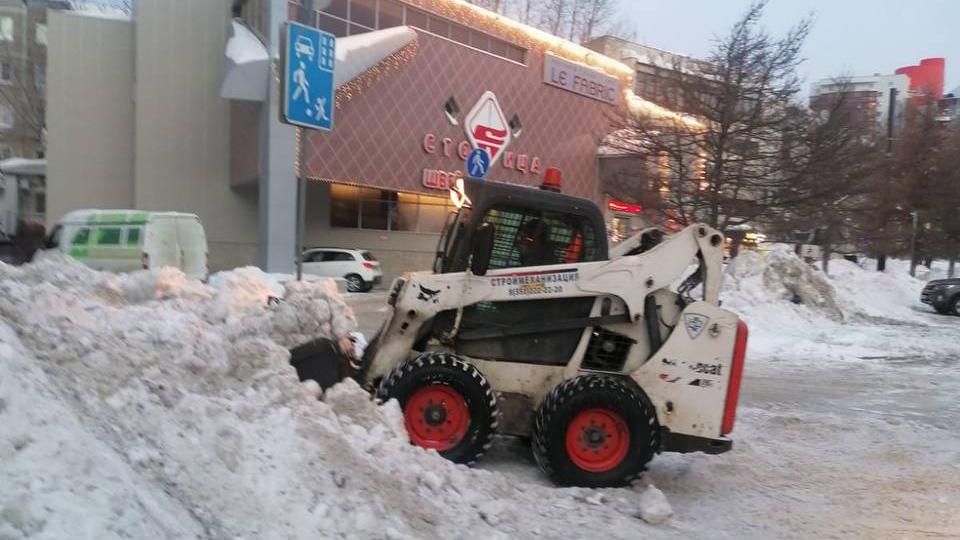 23 тысячи кубометров снега вывезли на полигон в Челябинске за ночь