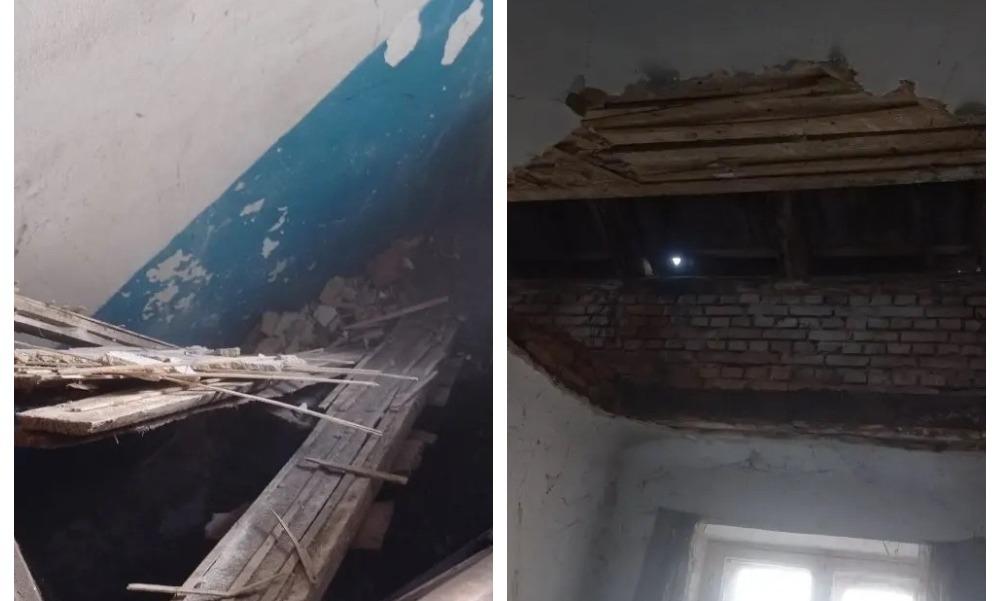 Жителям дома с обрушившимся потолком в Потанино предоставят маневренное жилье