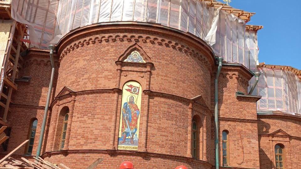 Храм Александра Невского в Челябинске украсили мозаикой