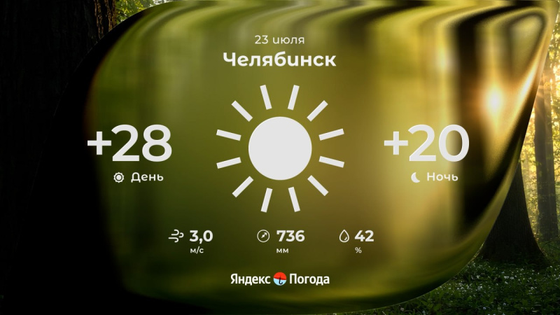 В Челябинской области 23 июля возможны кратковременные дожди