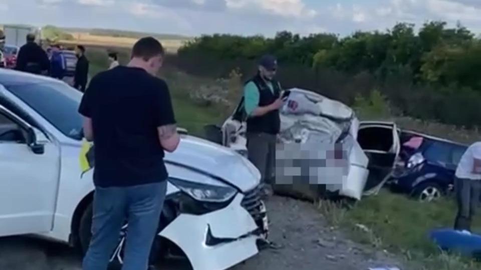 Два человека пострадали в массовом ДТП на трассе в Нагайбакском районе