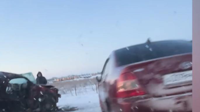 Под Челябинском два человека погибли в лобовом ДТП