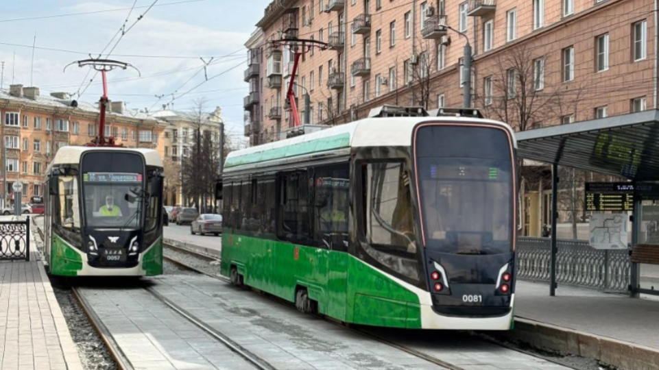 В Челябинске откроют движение трамваев на вокзал