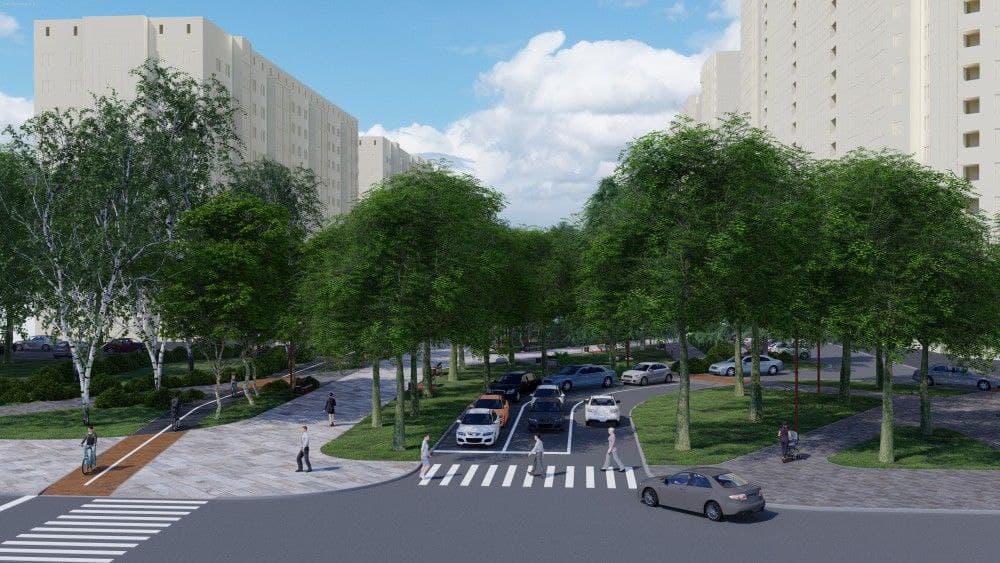 Пешеходную улицу на северо-западе Челябинска построят за 116 млн рублей