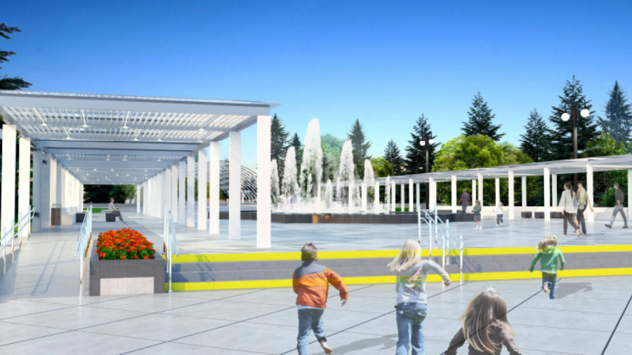 Театральная площадь может стать «зеленой» зоной