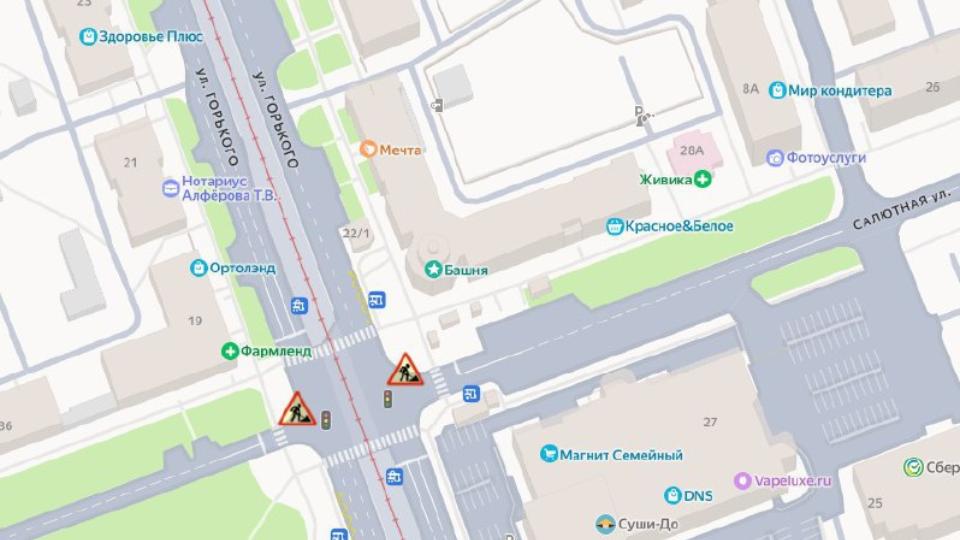 В Челябинске ограничили движение транспорта возле «Башни» на две недели