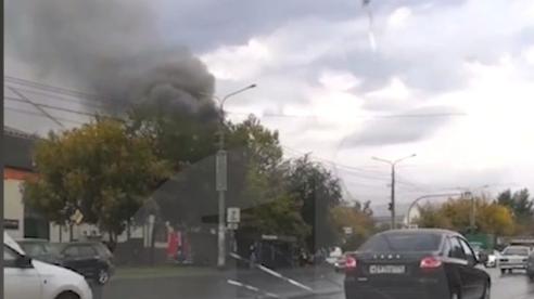 В челябинской гостинице Red Crystal вспыхнул пожар