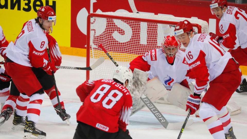 Команда Швейцарии заменит сборную России по хоккею на этапах Евротура