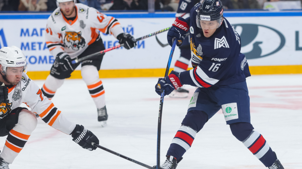 Хоккейный клуб «Металлург» одержал шестую победу подряд в КХЛ