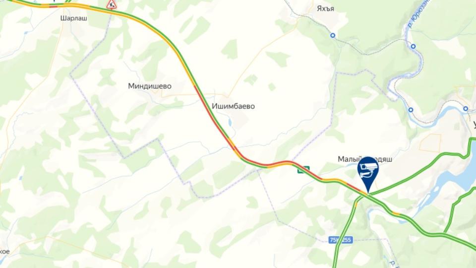 Водители сообщают о пробках на трассе М-5 в Челябинской области