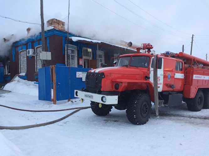 В деревне Челябинской области сгорел магазин