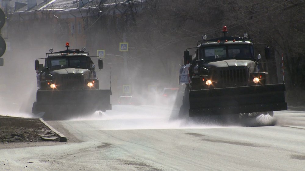 Улицы Миасса приводят в порядок