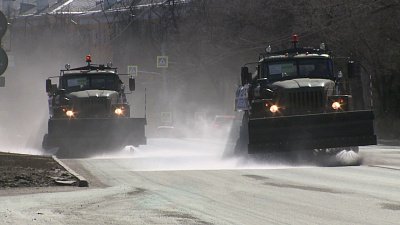 Улицы Миасса приводят в порядок
