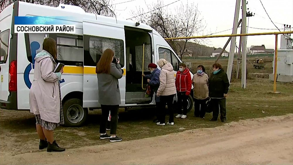 Сельчан доставят на диспансеризацию