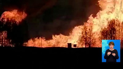 Газопровод вспыхнул в Башкирии