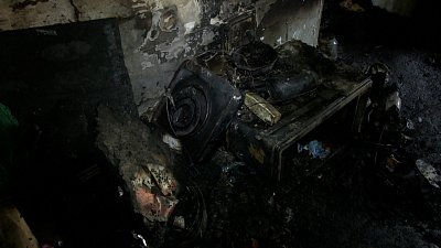 Пожар на улице Лесопильная