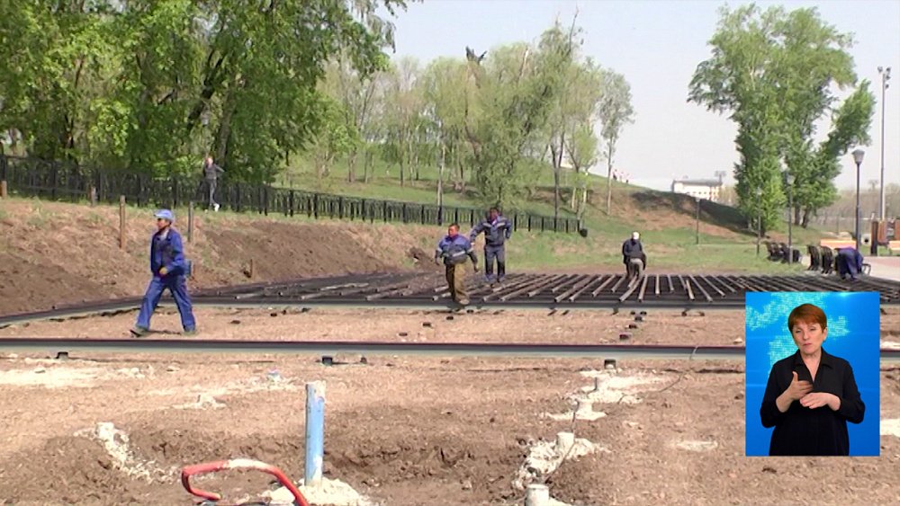 В Магнитогорске благоустраивают набережную