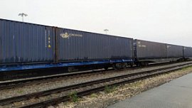 Перевозки контейнеров на ЮУЖД выросли в 1,3 раза Перевозки контейнеров на ЮУЖД выросли в 1,3 раза