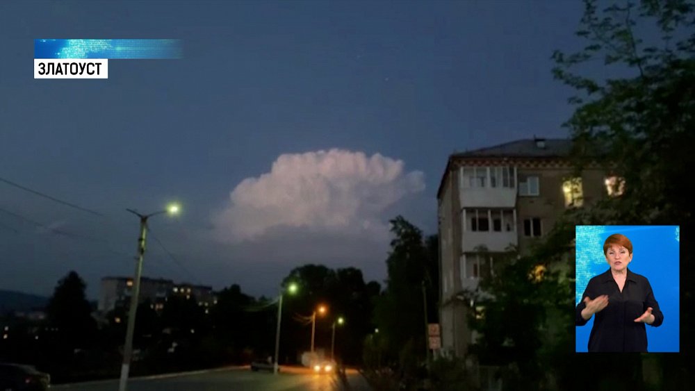 Крупный град сменил аномальную жару в области