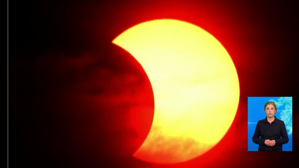 Кольцевое затмение наблюдали в России