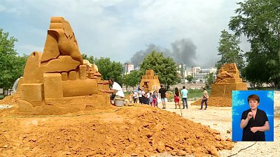 Скульпторы провели мастер-класс для детей