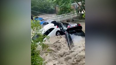 Вниманию отдыхающих: видео природной катастрофы в Ялте